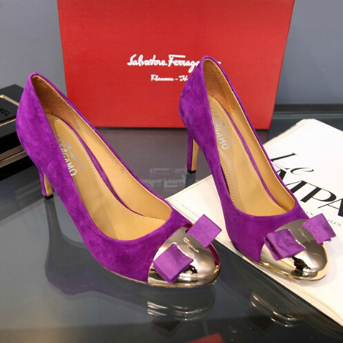 2015 Ferragamo women high-heeled shoes