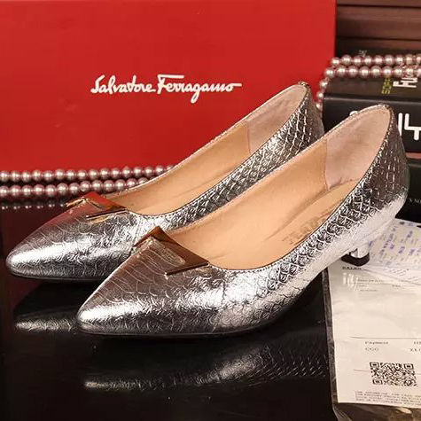 2015 Ferragamo women new arrivals snake stripes shoes