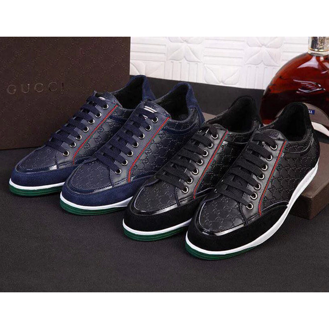 2015 Gucci men Nubuck casual shoes