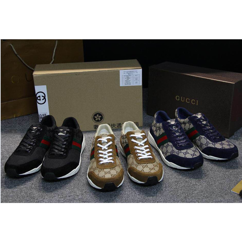 2015 Gucci men casual sports shoes