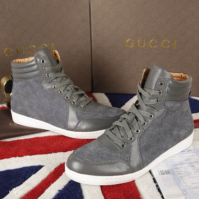 2015 Gucci men high-top shoes