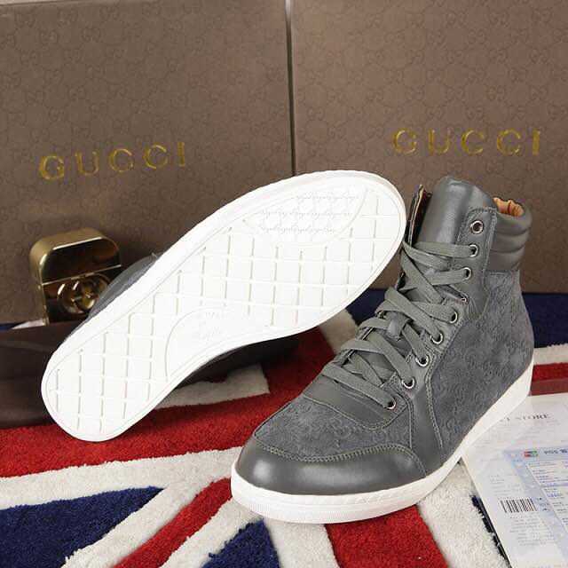 2015 Gucci men high-top shoes