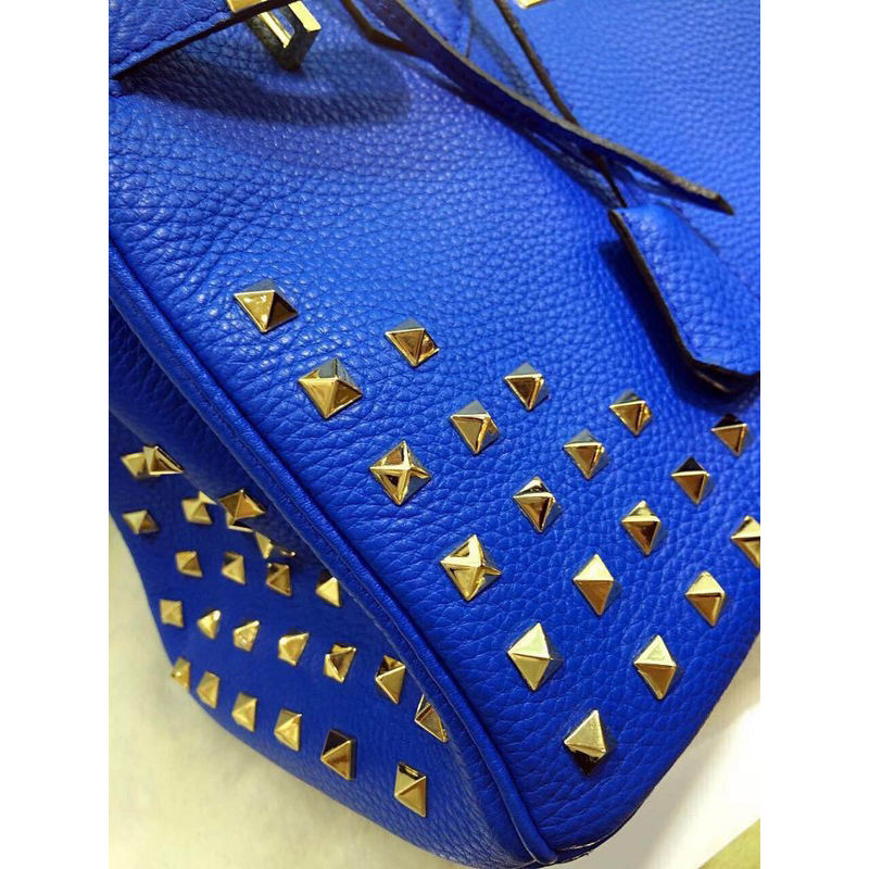 2015 Hermes Birkin 30CM Tote Bag Blue Clemence Leather H30 Gold