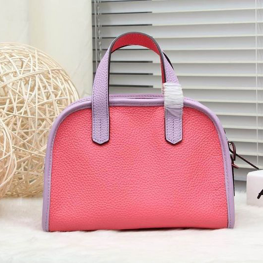 2015 Hermes Boston Bag 25cm Grainy Leather H9898 Peach