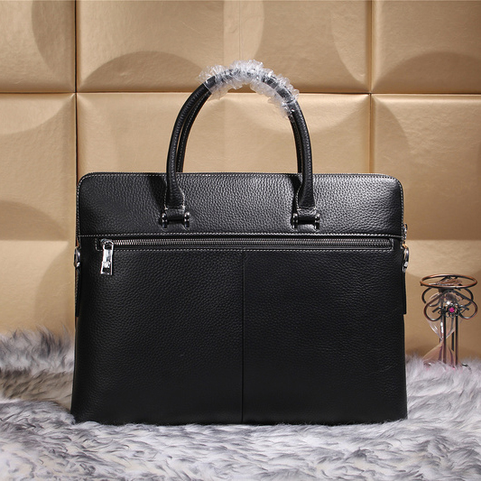 2015 Hermes Briefcase Original Calf Leather H8015 Black