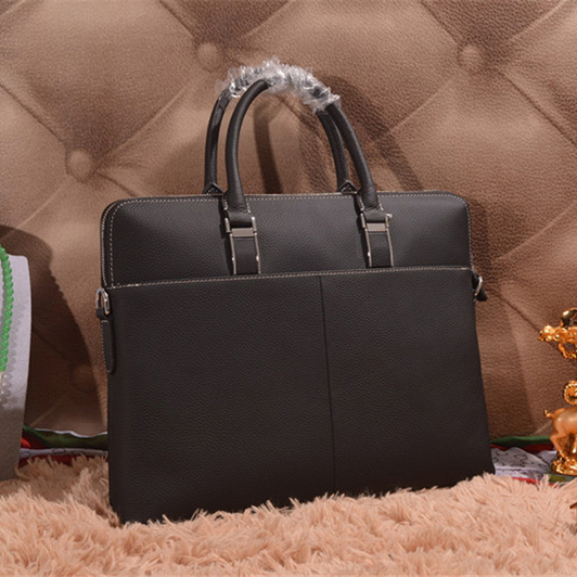 2015 Hermes Briefcase Original Calf Leather H81435 Black