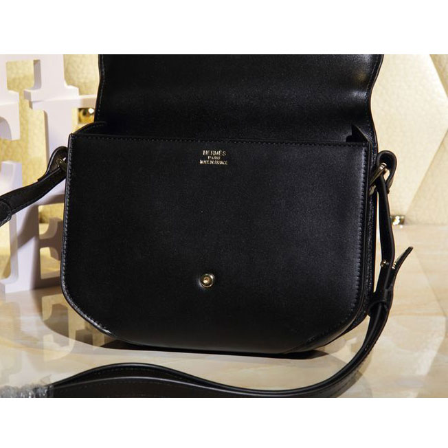 2015 Hermes Cherche Midi Bag Calfskin Leather H1518 Black