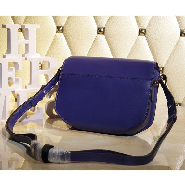 2015 Hermes Cherche Midi Bag Calfskin Leather H1518 Blue