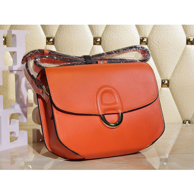 2015 Hermes Cherche Midi Bag Calfskin Leather H1518 Orange