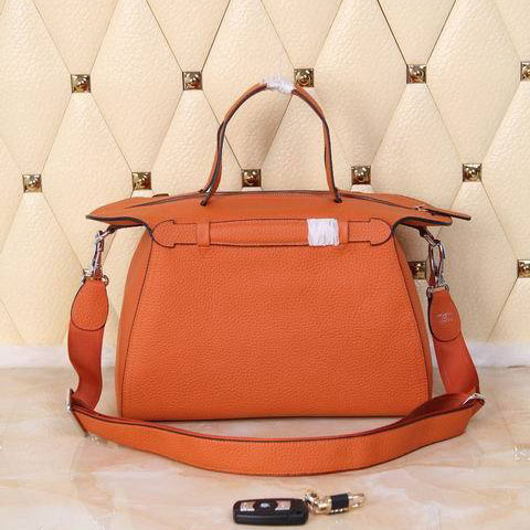 2015 Hermes Oxer Top Handle Messenger Bag H8096 Orange