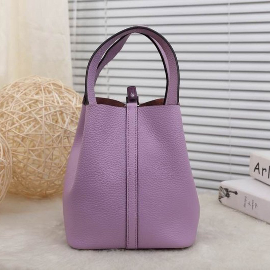 2015 Hermes Picotin Lock MM Bag in Clemence Leather H8616 Lavender