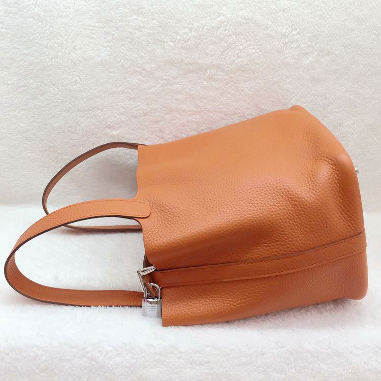 2015 Hermes Picotin Lock MM Bags Clemence Leather H1048 Orange