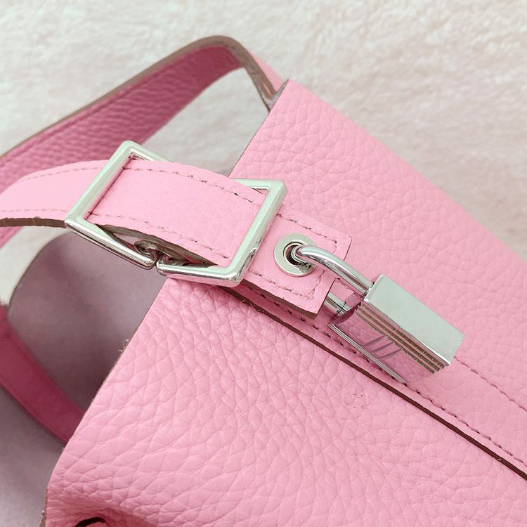 2015 Hermes Picotin Lock MM Bags Clemence Leather H1048 Pink