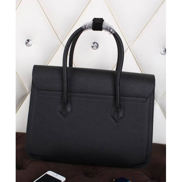 2015 Hermes Tote bag clemence leather H0345 in Black