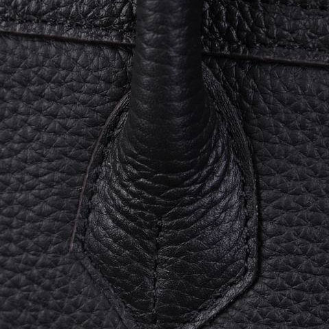 2015 Hermes Tote bag clemence leather H0345 in Black