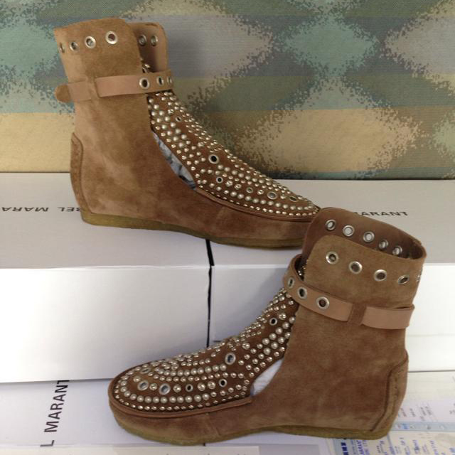 2015 Isabel women Buckskin rivets Boots