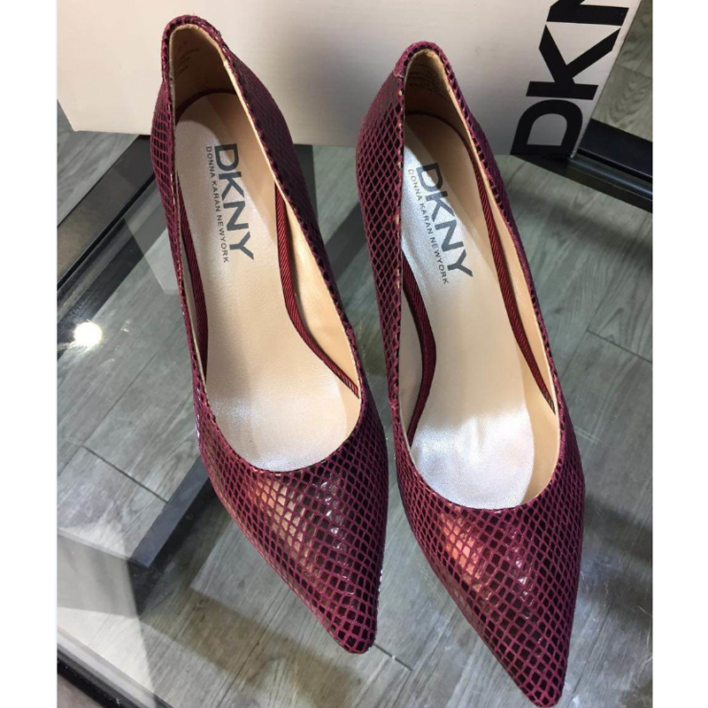 2015 Latest DKNY Women Snake stripes shoes