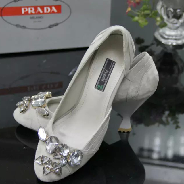 2015 Latest Prada women high-heeled shoes