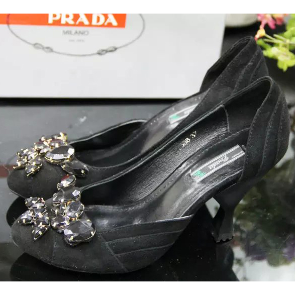 2015 Latest Prada women high-heeled shoes