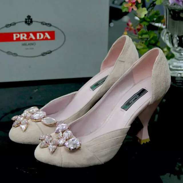 2015 Latest Prada women high-heeled shoes