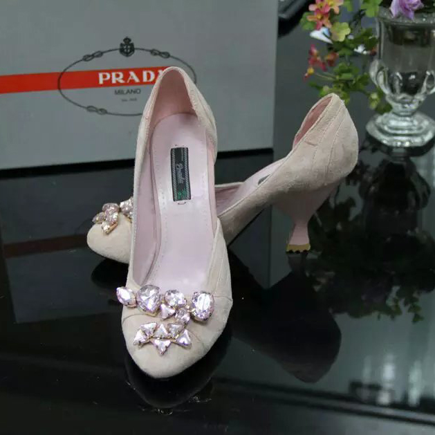 2015 Latest Prada women high-heeled shoes