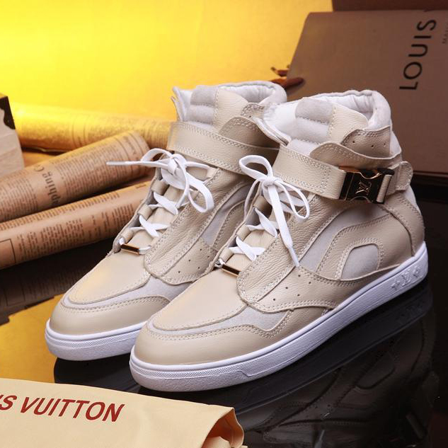 2015 Louis vitton High-top casual shoes