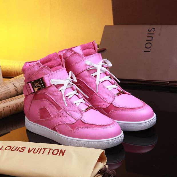 2015 Louis vitton High-top casual shoes