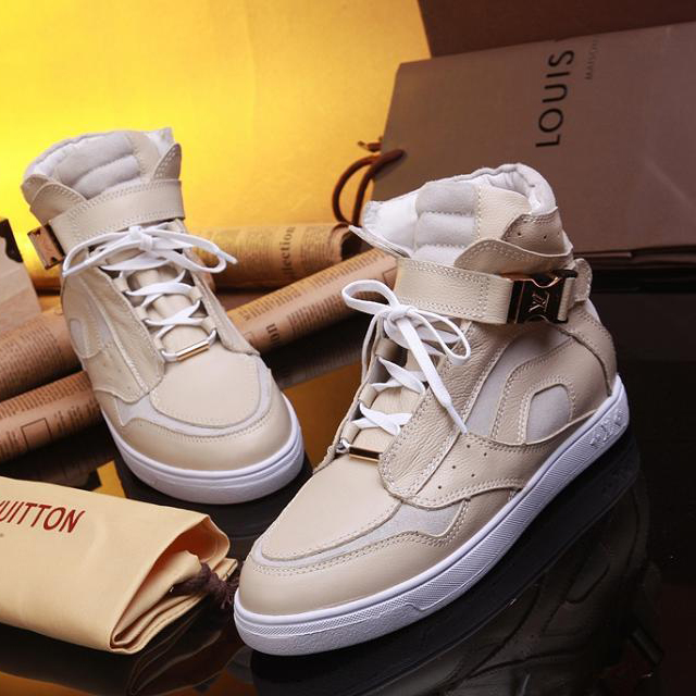 2015 Louis vitton High-top casual shoes