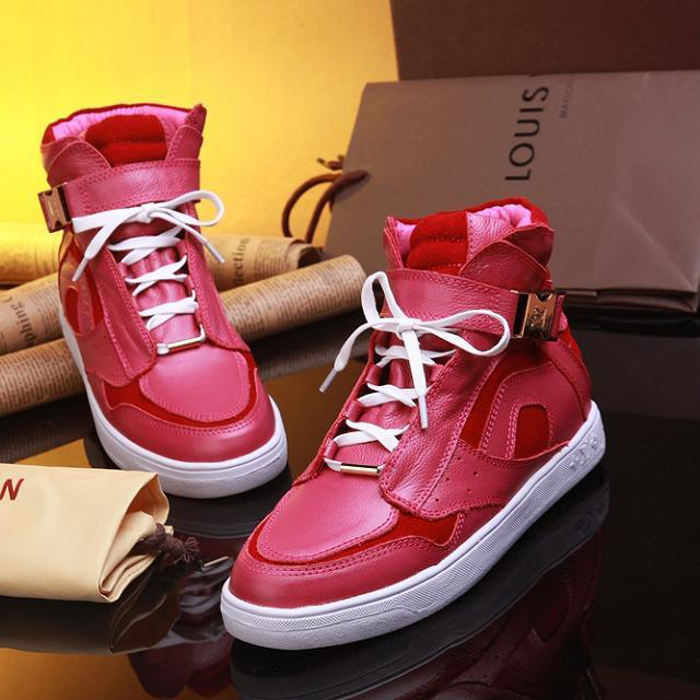 2015 Louis vitton High-top casual shoes