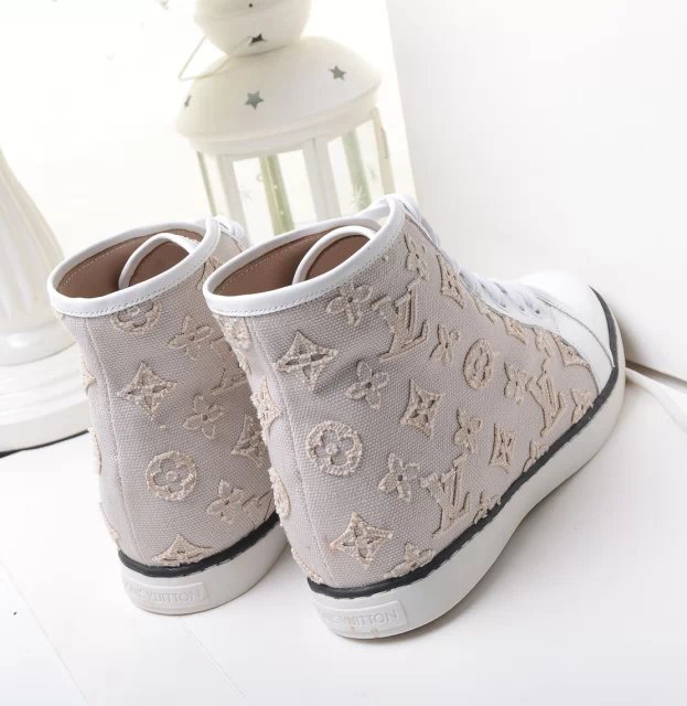 2015 Louis vitton High-top casual shoes