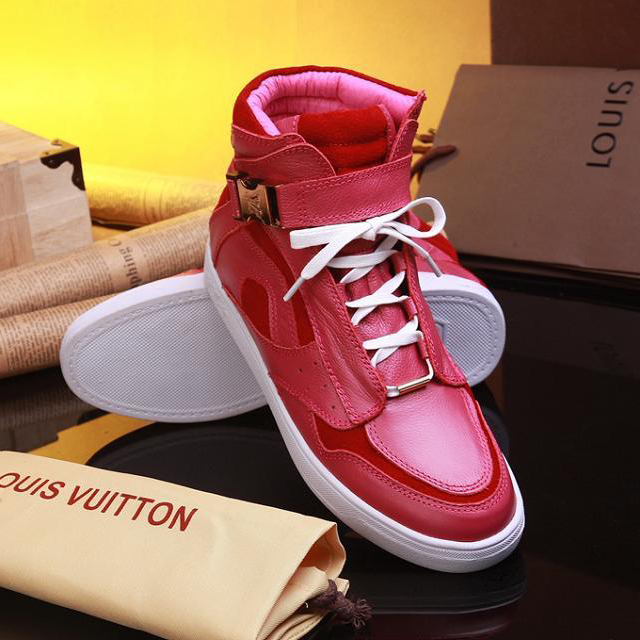 2015 Louis vitton High-top casual shoes