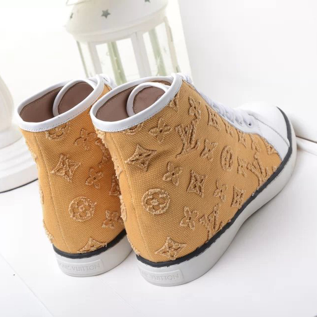 2015 Louis vitton High-top casual shoes