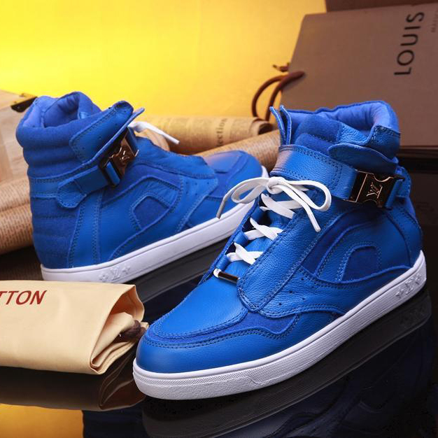 2015 Louis vitton High-top casual shoes