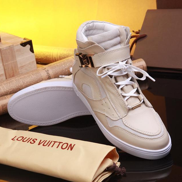 2015 Louis vitton High-top casual shoes