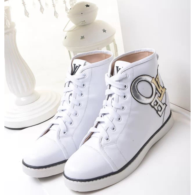 2015 Louis vitton Strap casual high-top boots