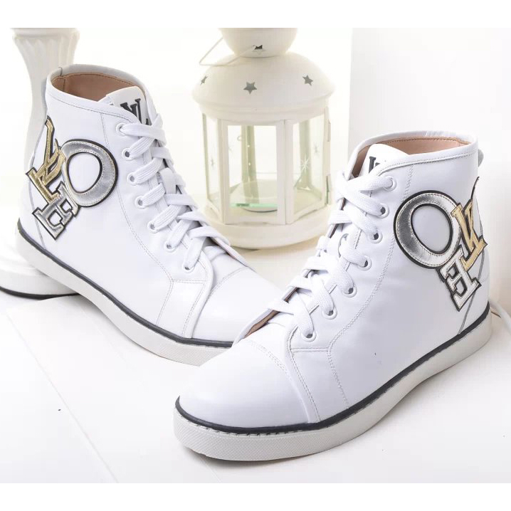 2015 Louis vitton Strap casual high-top boots