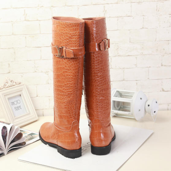 2015 Louis vitton women Crocodile high boots