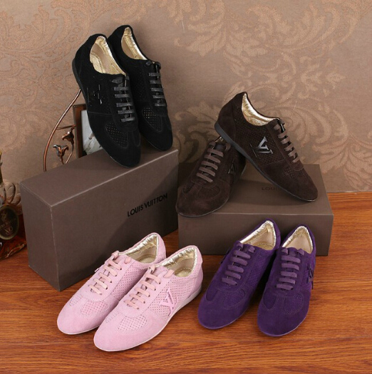 2015 Louis vitton women Nubuck Leather classic casual shoes