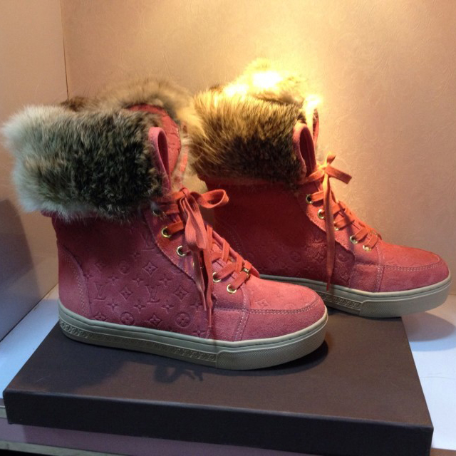 2015 Louis vitton women Wild rabbit boots