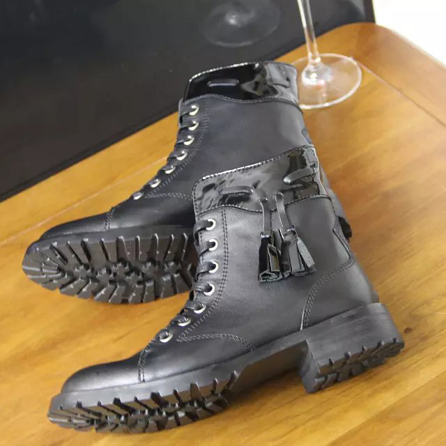 2015 Louis vitton women fringed High-top boots