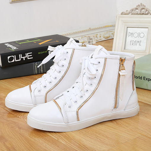 2015 Louis vitton women zipper decoration High-top boots