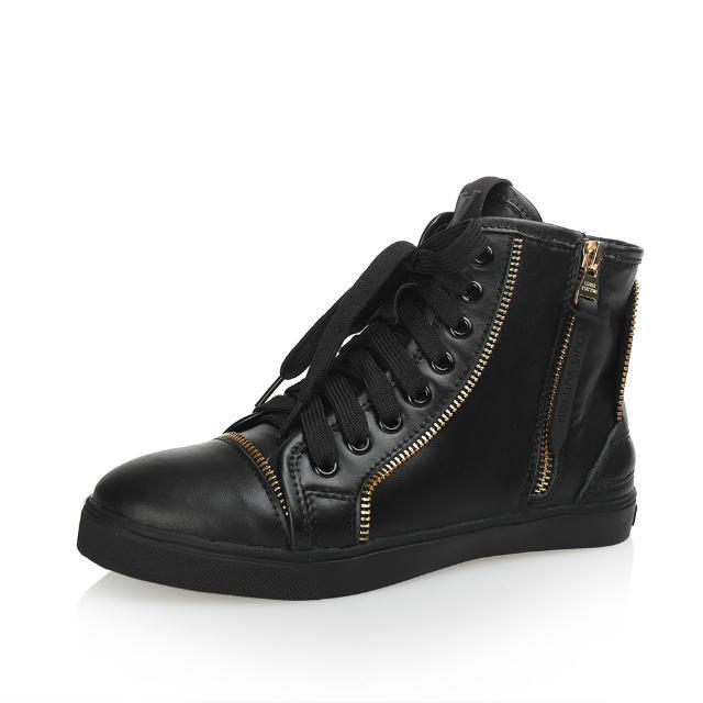 2015 Louis vitton women zipper decoration High-top boots