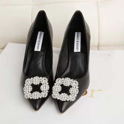 2015 MB women Diamond buckle heels shoes