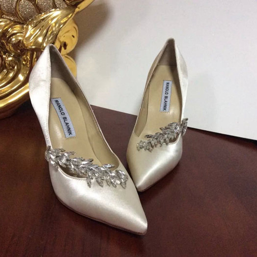 2015 Manolo Blahnik(MB) women Rhinestone high-heeled shoes