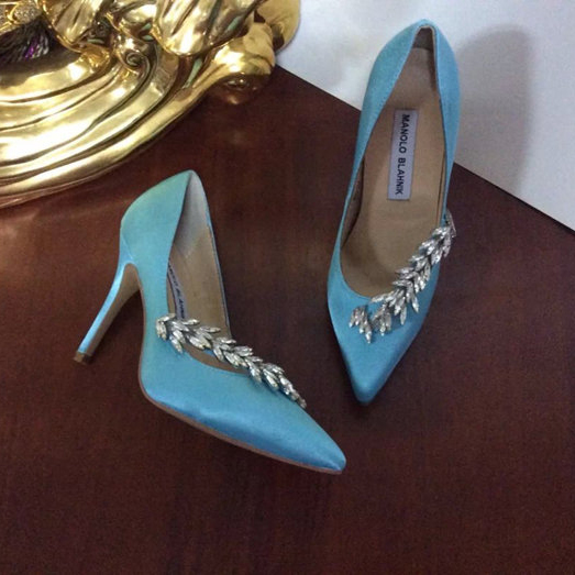 2015 Manolo Blahnik(MB) women Rhinestone high-heeled shoes