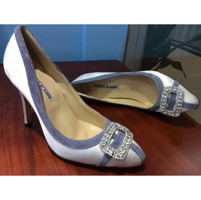 2015 Manolo Blahnik(MB) women Rhinestone high-heeled shoes