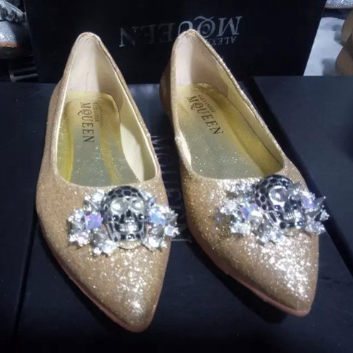 2015 Mcqueen women Flats shoes