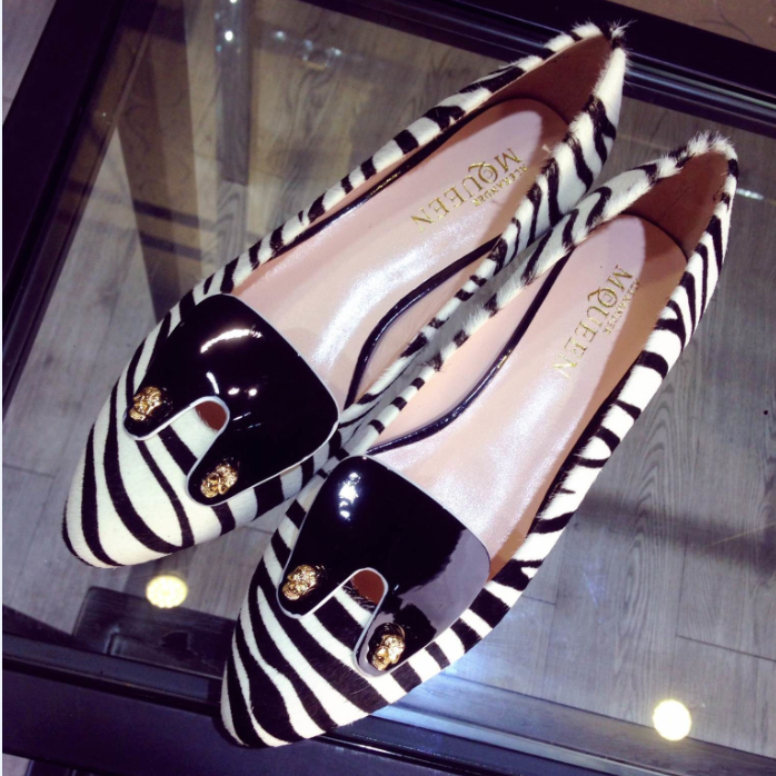 2015 Mcqueen women Flats shoes