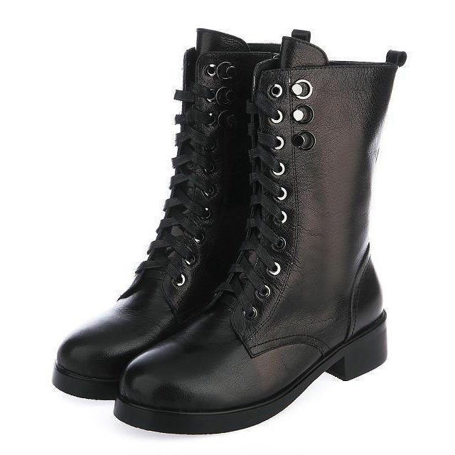 2015 Mcqueen women High-top strap boots