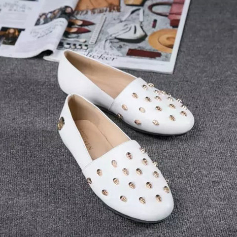 2015 Mcqueen women Rivet Casual Shoes